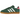 Adidas Gazelle Indoor Collegiate Green Lucid Pink sneakers sideprofil med grøn ruskindsoverdel, lyserøde snørebånd og klassisk gummisål