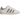 Adidas Campus 00s Chalk White Brown sneakers i sideprofil med cremefarvet overdel, brune læderstriber og tykke hvide snørebånd.