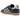 Adidas Gazelle Night Indigo Wonder Taupe sneakers set fra siden med mørkeblå ruskindsoverdel, hvide læderdetaljer og klassisk gummisål