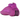Adidas Harden Vol. 8 Purple Burst sneakers i et vinklet udsnit med lilla overdel, sorte detaljer og markant gummisål