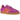 Adidas Gazelle Indoor Purple Burst Velvet sneakers i en klassisk sideprofil med lilla fløjlsdesign, hvide snørebånd og karakteristisk gummisål.