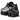 Nike Shox TL Fade Off Noir White sneakers i en sideprofil, der fremhæver den markante støddæmpende sål med søjler og det graduerede sort-hvide design.