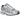 Nike P-6000 Metallic Silver Summit White-Wolf Grey sneakers i en stilfuld vinklet profil med sølvdetaljer, hvid mesh-overdel og tydeligt logo