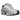 Nike Shox TL Metallic Silver sneakers i en vinklet profilvisning med metallisk sølvfarvet mesh-overdel, ikoniske Shox-støddæmpere og sort Swoosh.