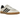 Adidas Gazelle Indoor Aluminum Core Black Green sneakers i sideprofil med grå overdel i ruskind, sorte striber og en brun gummisål