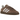 Adidas Handball Spezial Earth Strata Silver Dawn sneakers i en flot profilside med brun overdel i ruskind og karakteristiske 3-striber på siden