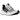 Adidas Ultra Boost 1.0 Cloud White Core Black Iron Metallic sneakers i en profilvisning med hvid overdel, sort 3-stripes bur og hvid Boost mellemsål.