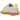 Adidas Gazelle Indoor Silver Dawn Solar Yellow sneakers set fra siden med lilla ruskindsoverdel, gule læderstriber og en gennemsigtig gummisål