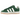 Adidas Campus 00s Green White GS sneakers sideprofil med grøn ruskindsoverdel, hvide læderstriber og klassisk gummisål