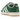 Adidas Campus 00s Green White GS sneakers vist fra siden med grøn overdel i ruskind, hvide læderstriber og en klassisk hvid gummisål