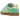 Adidas Gazelle Indoor Semi Court Green sneakers i sideprofil med grøn ruskindsoverdel, klassiske hvide striber og en brun gummisål