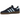 Adidas Handball Spezial Navy Gum GS sneakers set fra siden med marineblå ruskindsoverdel, hvide detaljer og brun gummisål