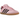 adidas Samba Inter Miami CF Messi Pink sneakers i en flot profilvisning med ikonisk lyserød læderoverdel, tre striber og gummisål
