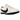 Nike Moon Shoe Soft Pearl Black sneakers sideprofil med en unik sort vaffelsål, hvide snørebånd og det ikoniske Nike Swoosh logo på siden.