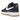 Nike Air Force 1 Low '07 LV8 Anthracite Gum sneakers set fra siden med mørkegrå overdel i læder og en kontrastfuld mellemsål i gum-farve