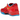 Nike Kobe 8 Protro Year of the Horse sneakers i sideprofil med rød og grå mønstret overdel, gennemsigtig sål og detaljeret grafik på hælkappen