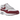 Nike Air Max 1 87 Stranger Things Steve Harrington sneakers set fra siden med hvid overdel, røde læderdetaljer og en markeret Air-enhed i sålen
