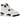 Air Jordan 4 Retro OG Flight Club sneakers i sideprofil med hvid læderoverdel, grå cementdetaljer og synlig Air-enhed i sålen.