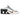 Nike Shox MR4 Mule Martine Rose Metallic Platinum Varsity Red sneakers set fra siden med skinnende metallisk overdel, rød detalje og synlig Shox-hæl.