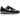 Nike Air Max 90 Anthracite Black sneakers set fra siden med sort læder-overdel, grå nuancer og synlig Air-stødabsorbering i mellemsålen.
