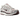 Nike P-6000 Silver Burgundy Plum Chalk sneakers set fra siden med sølvfarvet mesh-overdel, burgunder detaljer og hvid mellemsål