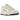 Nike Dunk Low Metallic Jewel Swoosh Sail sneakers i profil med cremehvid læderoverdel, en glitrende juvel-Swoosh og hvid mellemsål.