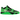 Jordan CJ1 T-Rexx Travis Scott Green Spark sneakers i vinklet visning med grøn overdel, ruskind og karakteristiske snørebånd
