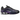 Nike Shox R4 Black Metallic Silver Purple Dynasty sneakers sideprofil med de ikoniske Shox-søjler, sort overdel og metalliske sølvdetaljer