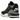 Air Jordan 3 Retro Levi’s Black sneakers set fra siden med sort denim-overdel, grå elefantmønstrede paneler, hvide snørebånd og gummisål