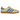 Adidas Gazelle Indoor Powder Yellow Royal Blue sneakers i sideprofil med gul overdel, blå detaljer og klassisk gummisål i naturgummi