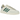 Adidas Handball Spezial Chalk White Collegiate Green sneakers i profil med overdel i cremefarvet ruskind og grønne 3-striber på siden.