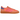 Adidas Handball Spezial Solar Orange Lucid Pink sneakers i profil, fremviser en livlig orange overdel i ruskind med lyserøde detaljer og gummisål.