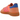 Adidas Handball Spezial Solar Orange Lucid Pink sneakers sideprofil med levende orange ruskindsoverdel, lyserøde striber og gummisål