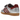 Adidas Samba LT Silver Metallic Ruby Gum sneakers i en vinklet visning med skinnende sølvoverdel, rubinrøde detaljer og den klassiske brune gummisål