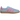 Adidas Gazelle Indoor Clear Sky Rose Tone sneakers sideprofil med lyseblå ruskindsoverdel, pink 3-Stripes og en transparent gummisål