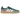 Adidas Sambae Liberty London Collegiate Green sneakers i skråt perspektiv med mørkegrøn overdel, blomstret mønster og klassisk gummisål