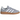 Adidas Handball Spezial Halo Silver Cloud White sneakers i vinkelret visning med grå overdel i ruskind og hvide læderdetaljer