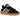 Adidas Handball Spezial Black Wonder Leopard sneakers set fra siden med sort ruskindsoverdel, leopardmønstrede striber og gummisål.