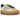 Adidas Gazelle Bold Cream Black Leopard sneakers i sideprofil med creamfarvet overdel, sorte 3-striber og tyk plateau-ydersål.