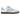 Adidas Samba White Clear Sky sneakers set fra siden med hvid læderoverdel, lyseblå adidas-striber og klassisk gummisål i naturgummi.