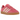 Adidas Gazelle Indoor Rose Tone sneakers i sideprofil, udført i lyserødt ruskind med hvide læderdetaljer, 3-striber og klassisk gummisål