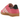 Adidas Gazelle Indoor Rose Tone sneakers sideprofil med rosa ruskindsoverdel, takkede hvide striber og en klassisk brun gummisål