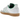 Adidas Samba OG Crystal White Green sneakers i profil med hvid læderoverdel, grønne striber og klassisk gummisål