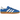 Adidas Gazelle Indoor Blue Bird Cloud White sneakers i en sideprofil med klarblå ruskindsoverdel, hvide læderdetaljer og en halvgennemsigtig gummisål.