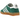 Adidas Gazelle Indoor Collegiate Green Gum sneakers i sideprofil, med overdel i grøn ruskind, klassiske tre striber og en karakteristisk gummisål