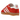 Adidas Gazelle Indoor Better Scarlet sneakers i en sideprofil med rød ruskindsoverdel, hvide detaljer, klassiske tre striber og gummisål