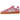Adidas Handball Spezial Lucid Pink White sneakers i en sideprofil med klarer lyserød ruskind, hvid læderstriber og brun gummisål