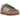 adidas Gazelle Bold Earth Strata Powder Yellow sneakers i sideprofil med brun overdel, gule detaljer og en høj platinsål