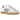 Adidas Samba OG White Silver Metallic Grey sneakers i sideprofil med hvid læderoverdel, sølvfarvede striber og klassisk gummisål