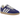 Adidas Samba OG Collegiate Purple Cream sneakers sideprofil med hvid læderoverdel, lilla striber og klassisk brun gummisål